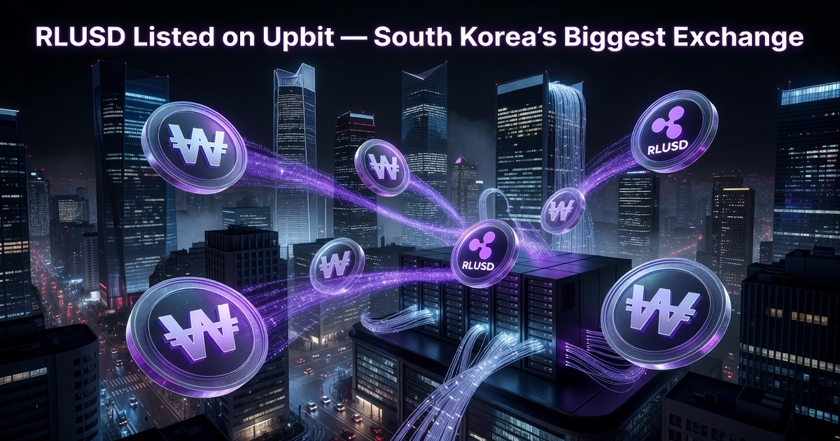 RLUSD listed on Upbit South Korea